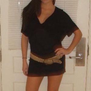 Black Guess sweater dress